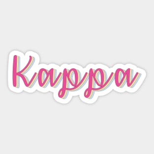 Kappa Sticker